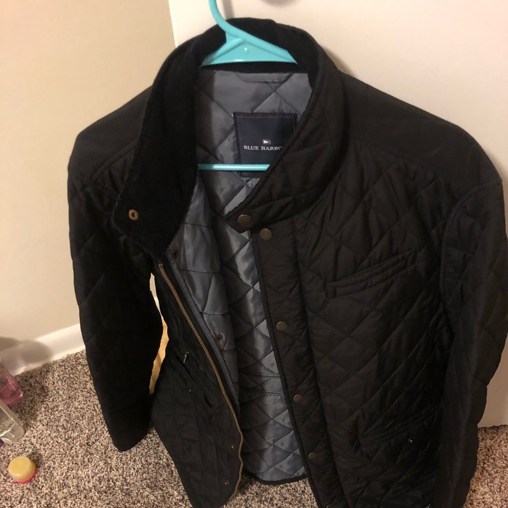 Black polyester jacket